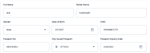 Navttc form passport verification