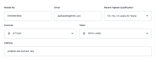 latest degree option putt on Navttc Batch 2 Summer 2024 form